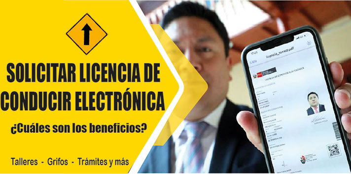 Solicitar licencia de conducir electrónica