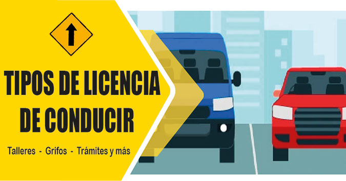 Tipos de Licencia de Conducir (Brevete)